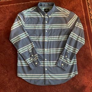 American Eagle Outfitters Men’s Stripped Long Sleeved Button Down Shirt Size M